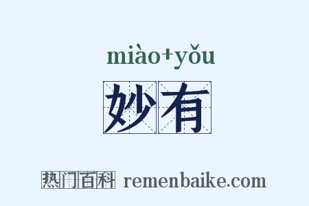 妙有是什么意思的图片